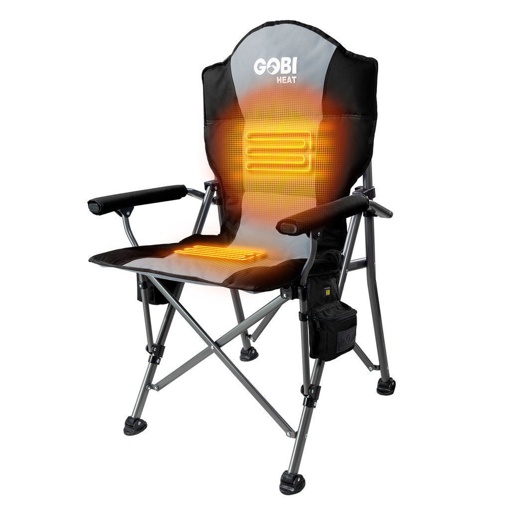 Terrain Heated Camping Chair Slate
