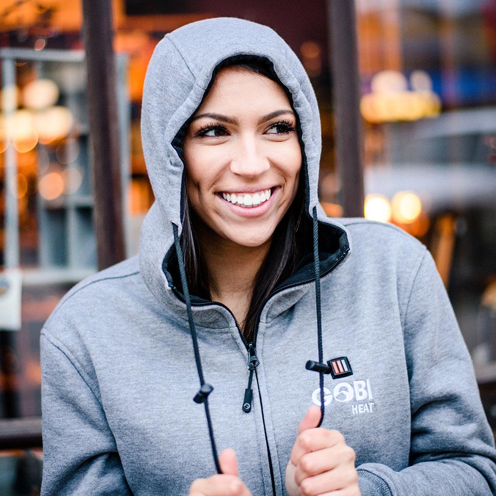 Ridge Womens Heated Hoodie - Gobi Heat®