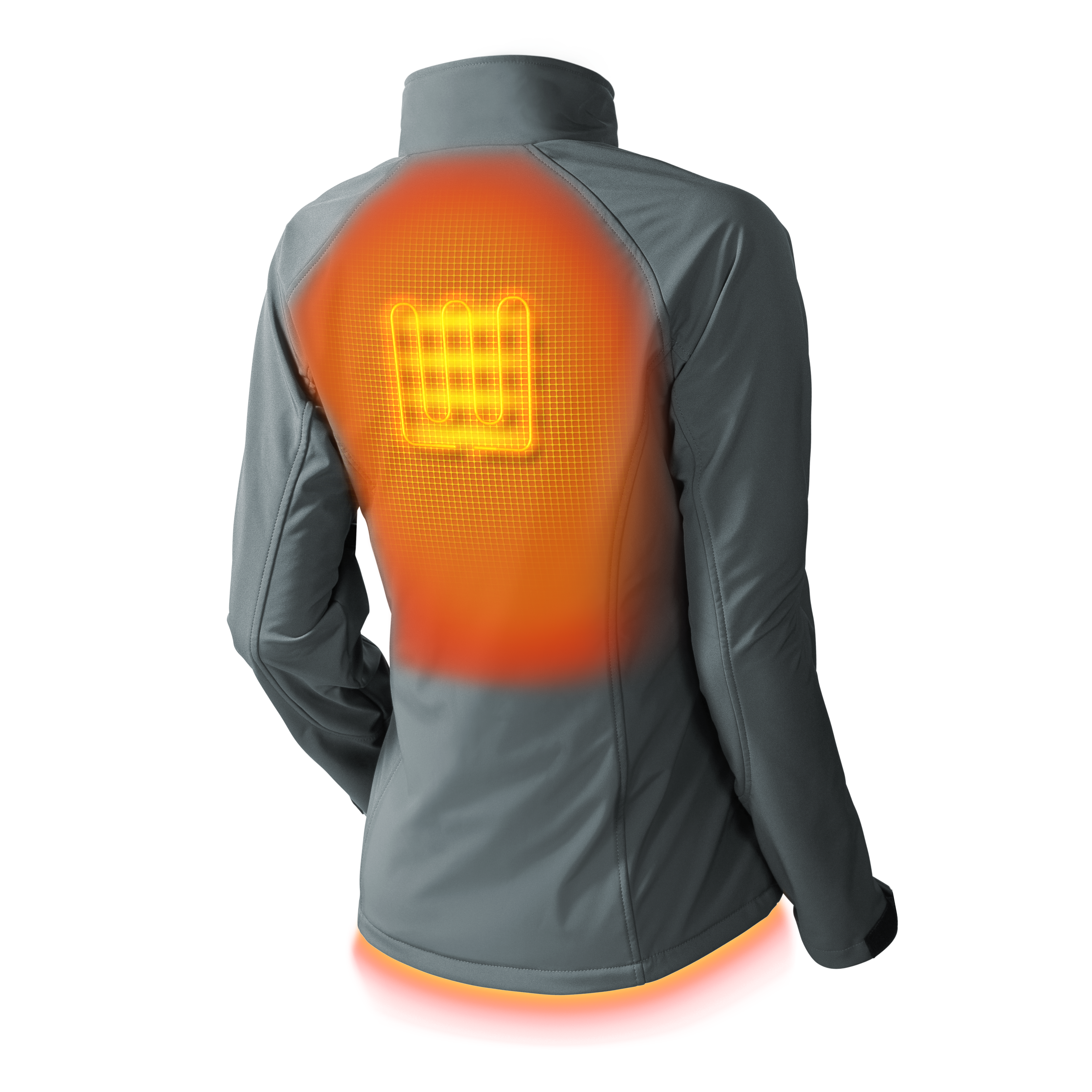 Sahara Womens Heated Jacket Steel