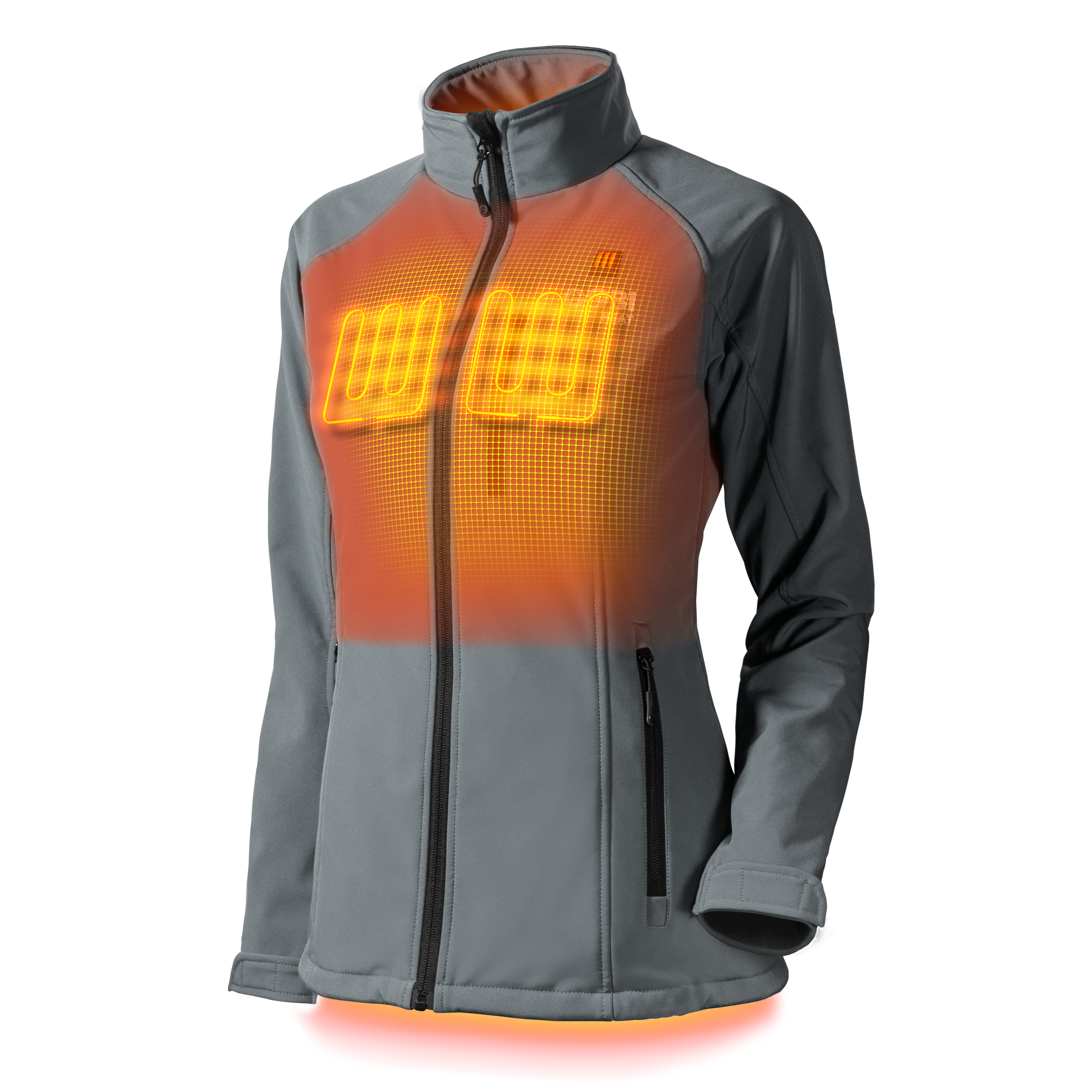 Sahara Womens Heated Jacket Steel